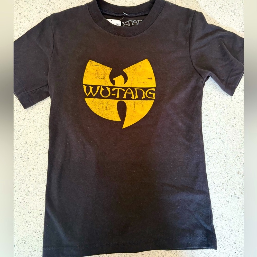 NWT - Wu-Tang Clan Kids Graphic Tee – Black & Yellow Logo – Size 5T – Sold Out